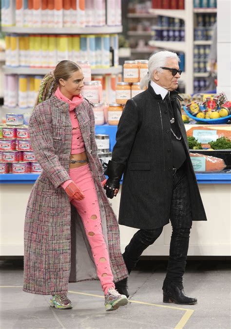 cara delevingne karl lagerfeld.